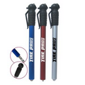 Aluminum Tire Pressure Gauge w/ Rubber Head & Clip